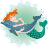 Mermaid and Dolphin