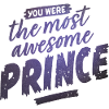 awesome Prince in Purple