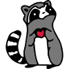 raccoon loveU