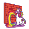 Funny peeing unicorn Funny unicorns