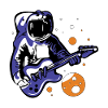 Gitarren Astronaut