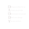 DADDY Gedicht mit grauem Text