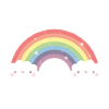 Cute Clouds and Rainbow