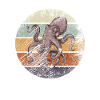 Retro octopuses