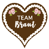 Gingerbread heart team bride * JGA *