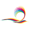 farbiges Design