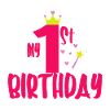My first birthday