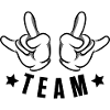 hand party team