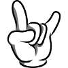 hand party symbol
