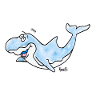Dolphin funny cartoon