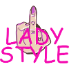 Lady style middle finger
