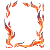 Flames fire hot shape fire
