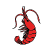 Kräfta Räkor Räkor Scampi