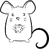 Mouse with cheese