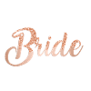 Team Bride Rose Glitter 1