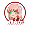 Anime girl saying nani