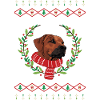 Rhodesian Ridgeback ugly Christmas sweater