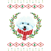 Bichon Frisé hässlicher Weihnachtspullover