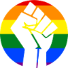 Rainbow Fist Circle