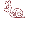 Cute snail shell snail gift