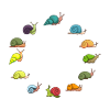 Snails snail shell snail garden