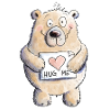 Hug Me Bär I Teddy Love