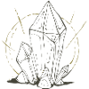 Crystal esotericism spell makes magic
