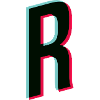 R - letter R.
