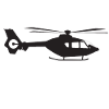 Helicopter side view