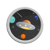 Fenêtre dans l'espace avec UFO