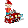 Kleine Feuerwehrmann