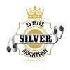25 years. Silver wedding