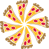 Pizza Salami Round