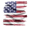 Drapeau américain rétro