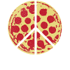 Pizza peace - funny humor