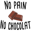 Minimalist chocolate squares