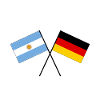 Argentine Allemagne drapeau drapeau