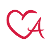 Lettre symbole coeur A