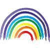 Regenbogen als Symbol der Hoffnung und Gleichheit