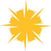 Sun snow star crystal