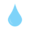 Raindrops icon rain drops