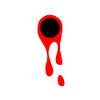 Gunshots and blood blood stain symbol gunshot wound