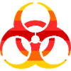 Biohazard Colour - Biological Symbol