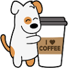 Hund Kaffee