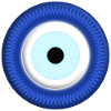 NAZAR BONCUK - Modèle de symbole de protection yeux bleus
