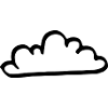 Cloud at the sky - vecteur