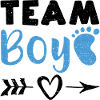 Team Boy - Gender Reveal