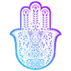 Hamsa Hand midnight