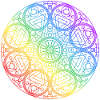 Mandala round chakra