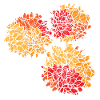 Blumen mit Blumen Muster